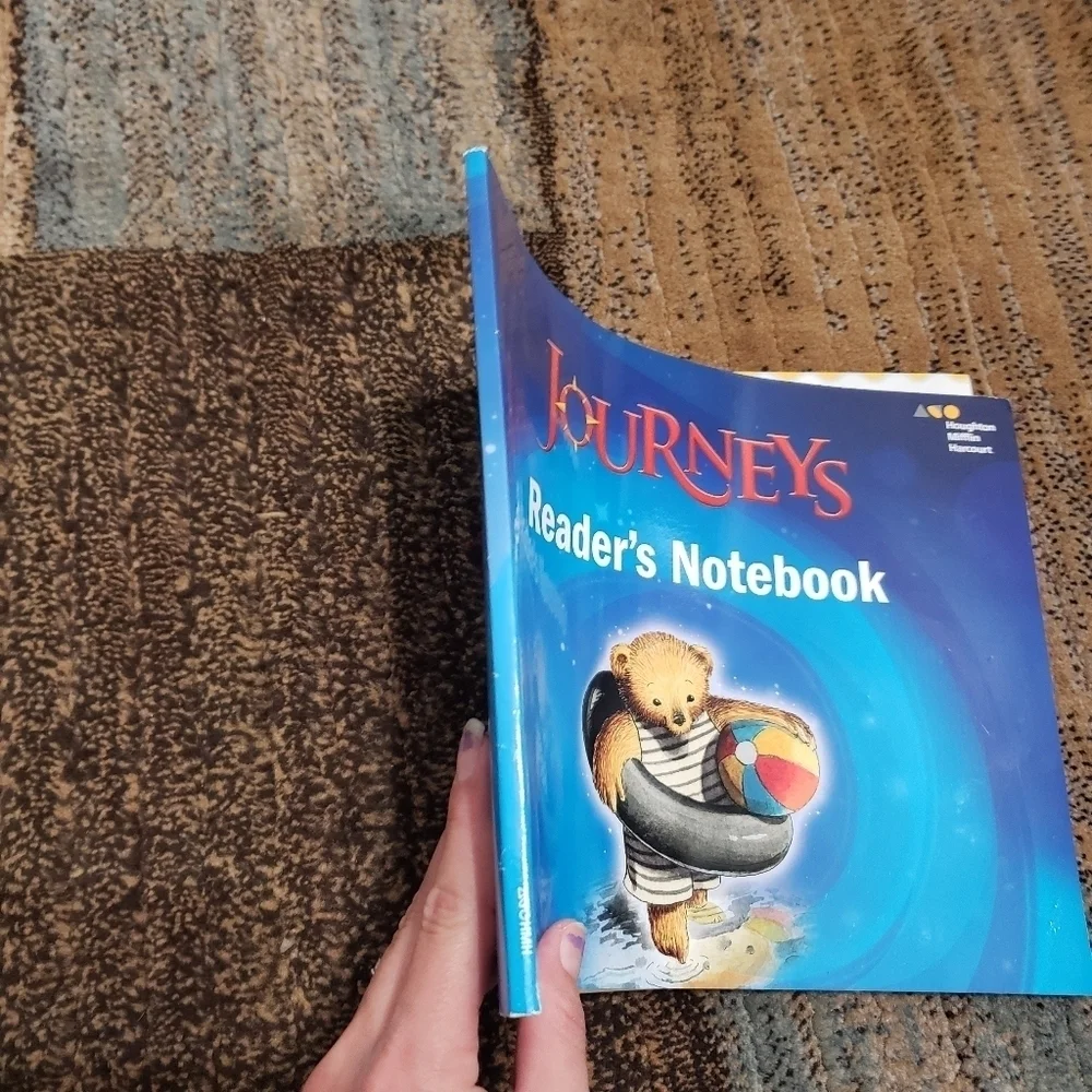 Harcourt journeys readers notebook grade kindergarten volume 1 never used
